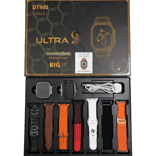 DT900 ULTRA Smart watch With 7 Straps